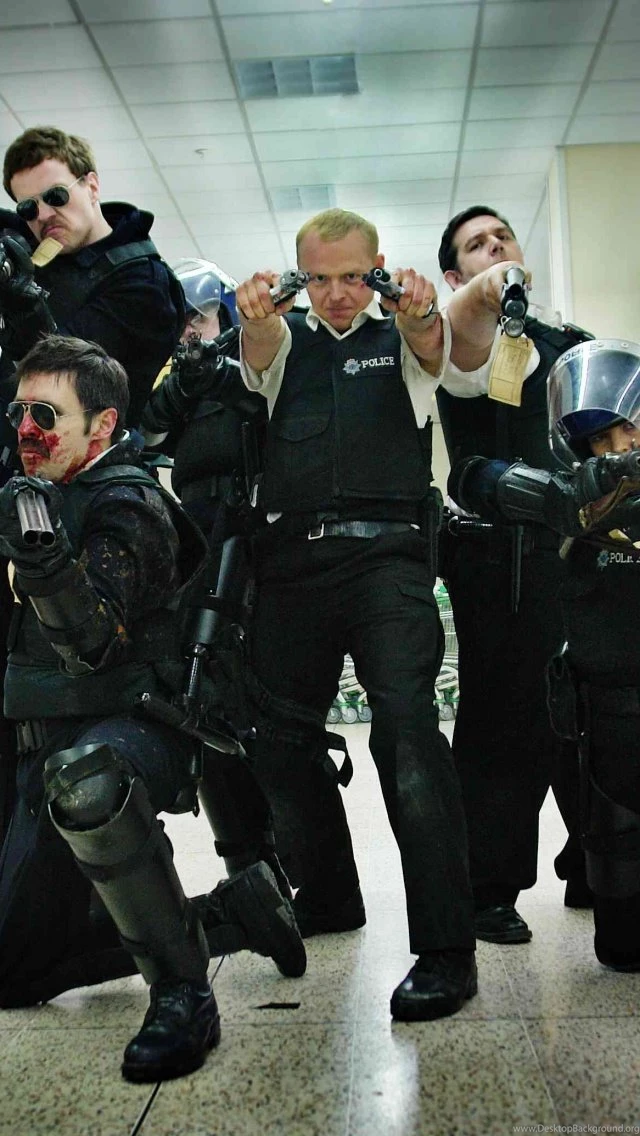 Hot Fuzz iPhone 5 Wallpapers