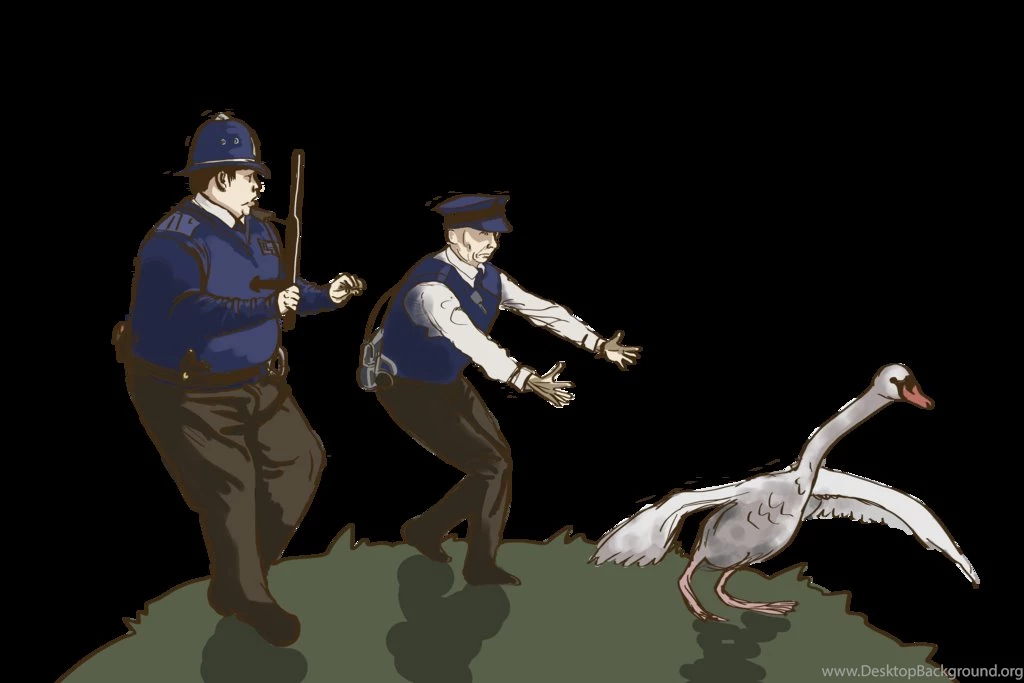 Hot Fuzz The Swan's Escaped ! By Margaw On DeviantArt