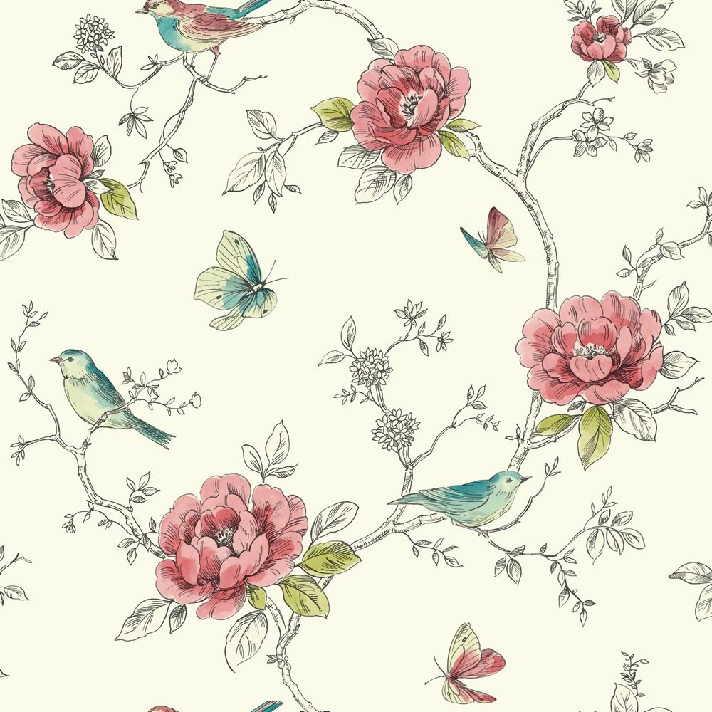 Arthouse Adorn Red And Teal Wallpapers At Wilko.com