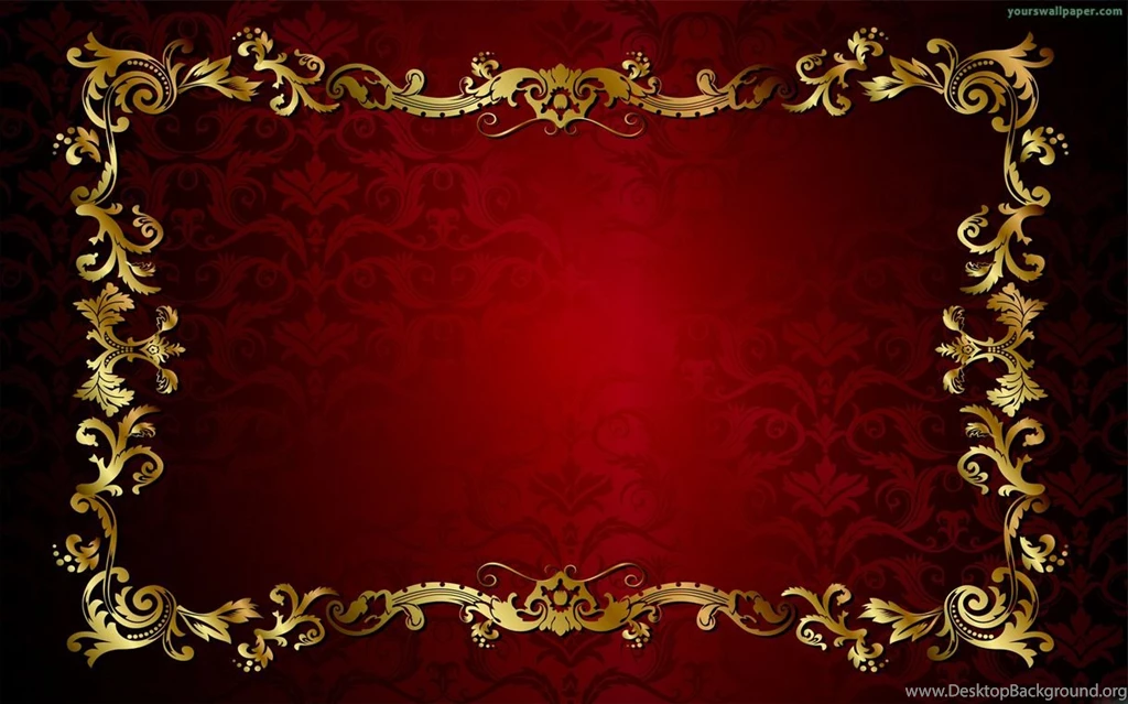 Gold And Red Wallpapers   Desktop Backgrounds