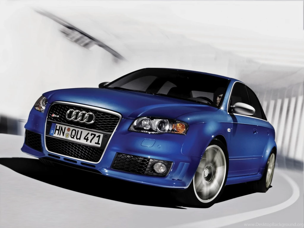 Audi RS4 Blue HD Wallpapers • IBackgroundWallpapers