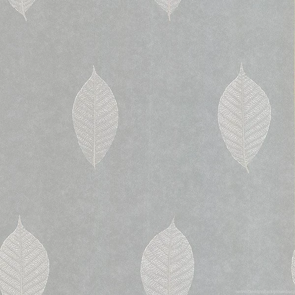 58 54460 Light Grey Leaf Malabar Kenneth James Wallpapers