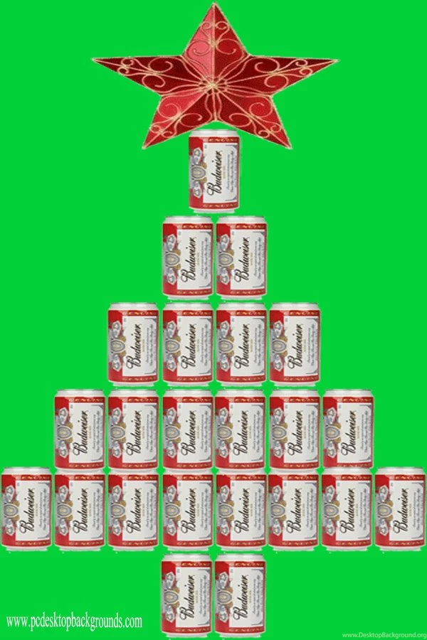 Budweiser Christmas Tree Desktop Computer Wallpaper Backgrounds ...
