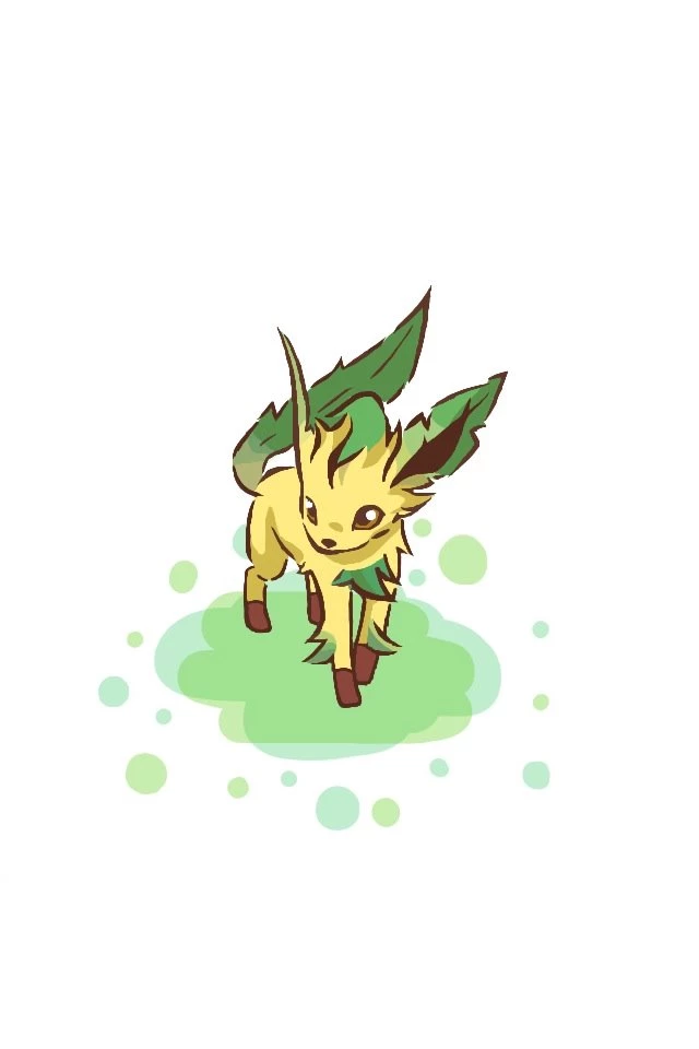 I Made My Sketch A IPhone/iPod Wallpapers (Leafeon) : PokePaint