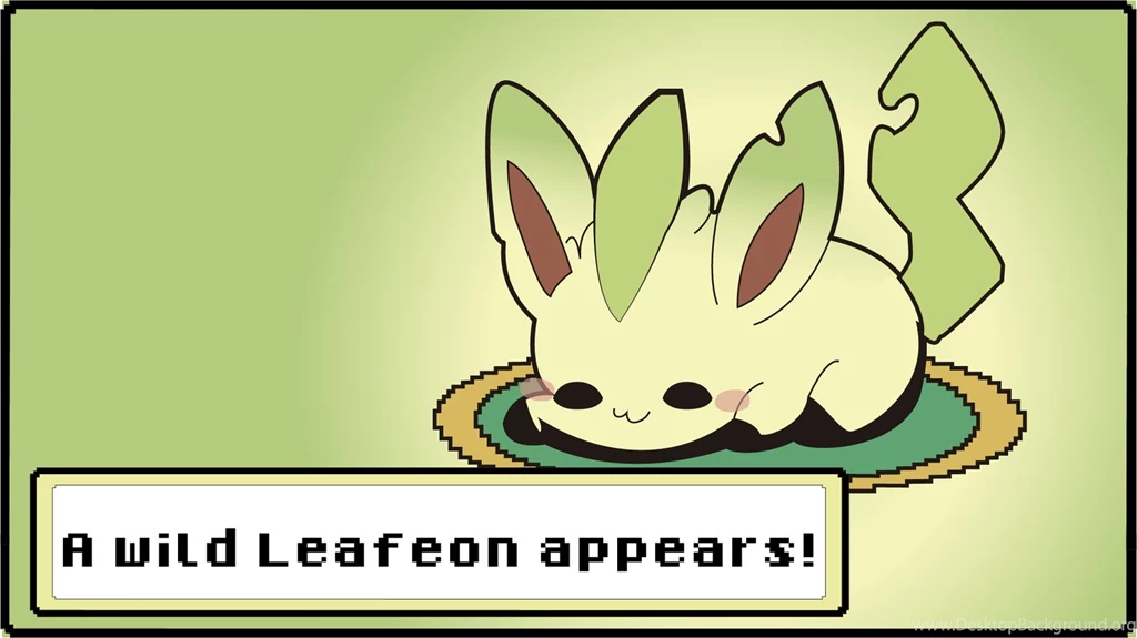 A Cute Lil'leafeon Appears! By ShinSoulThief On DeviantArt