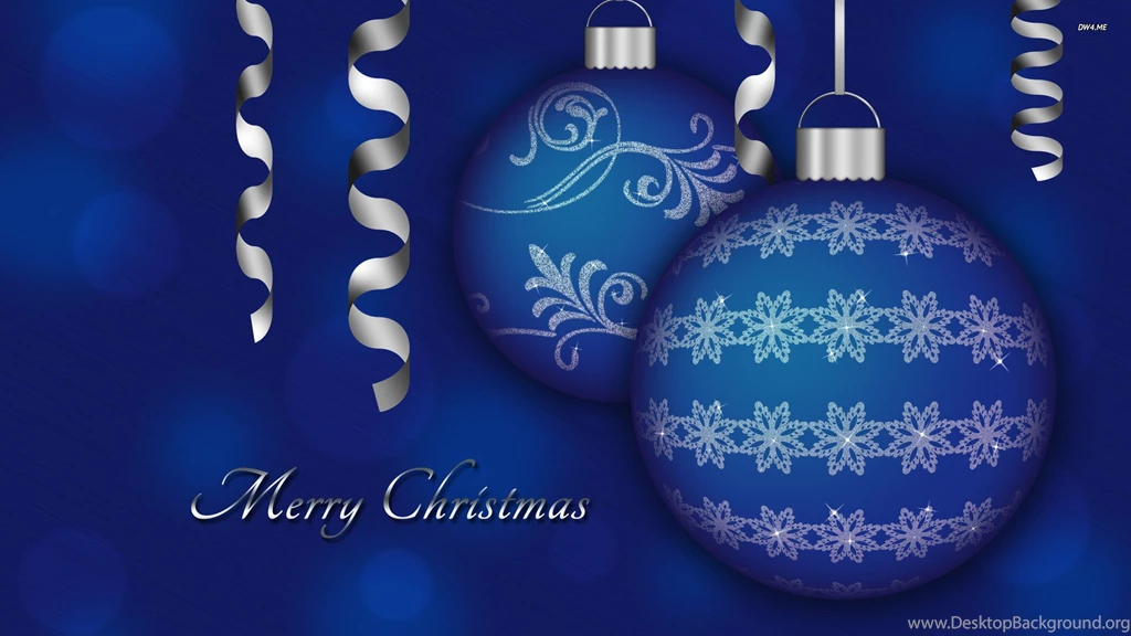 Blue Christmas Decorations Wallpapers Holiday Wallpapers