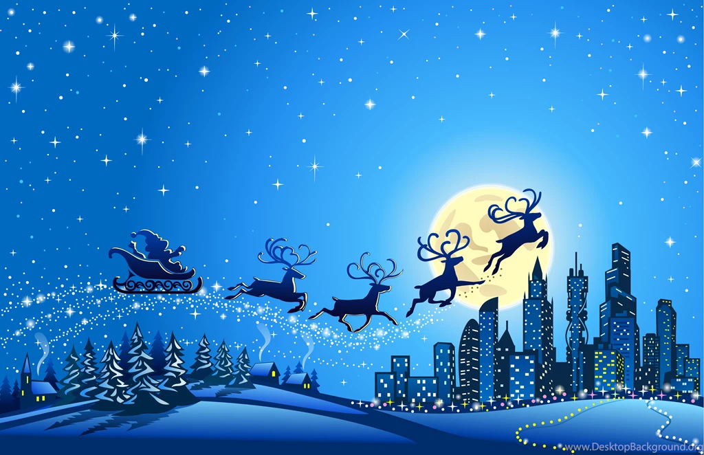 Blue_christmas_holidays_fantasy_snow_moon_hd wallpaper 1589201 ...