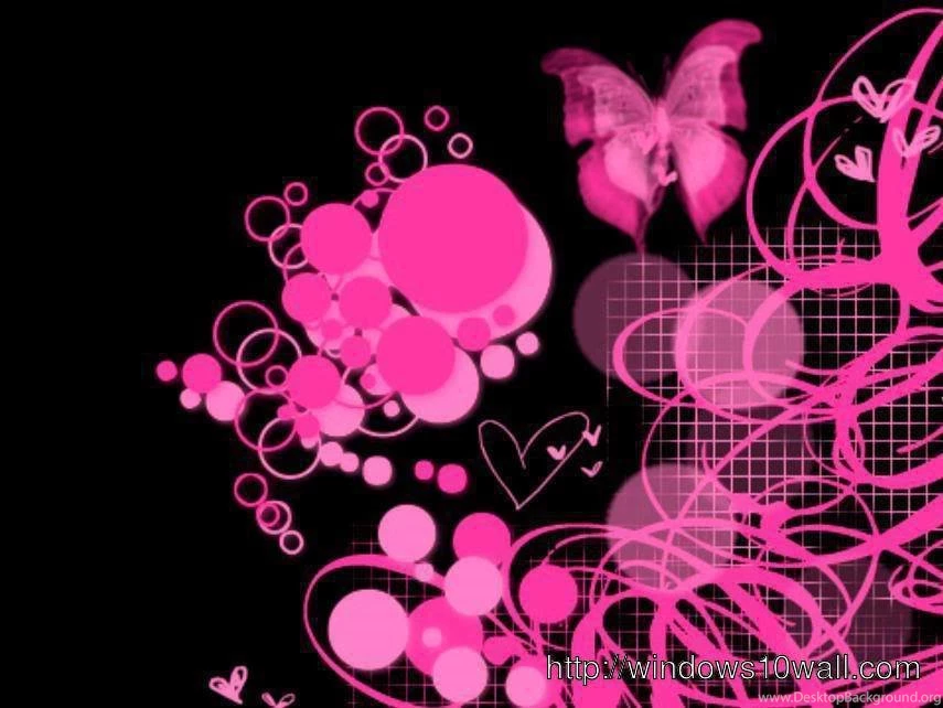 Pink Black Desktops Wallapapers Hd Wallpapers Windows 10