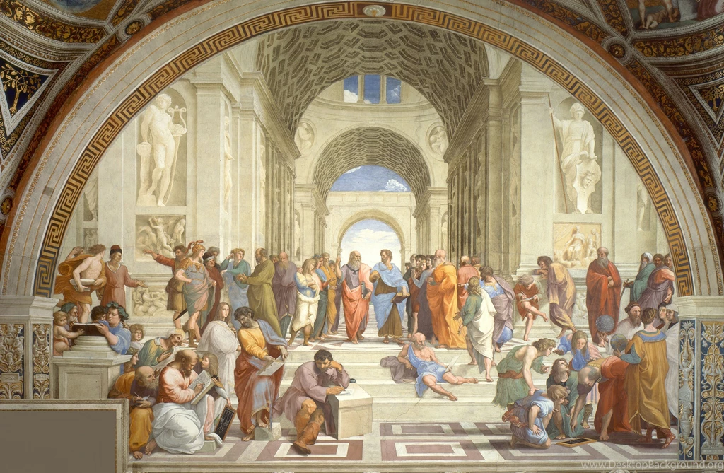 Socrates In Athens Speaking With Plato Computer Wallpapers ...