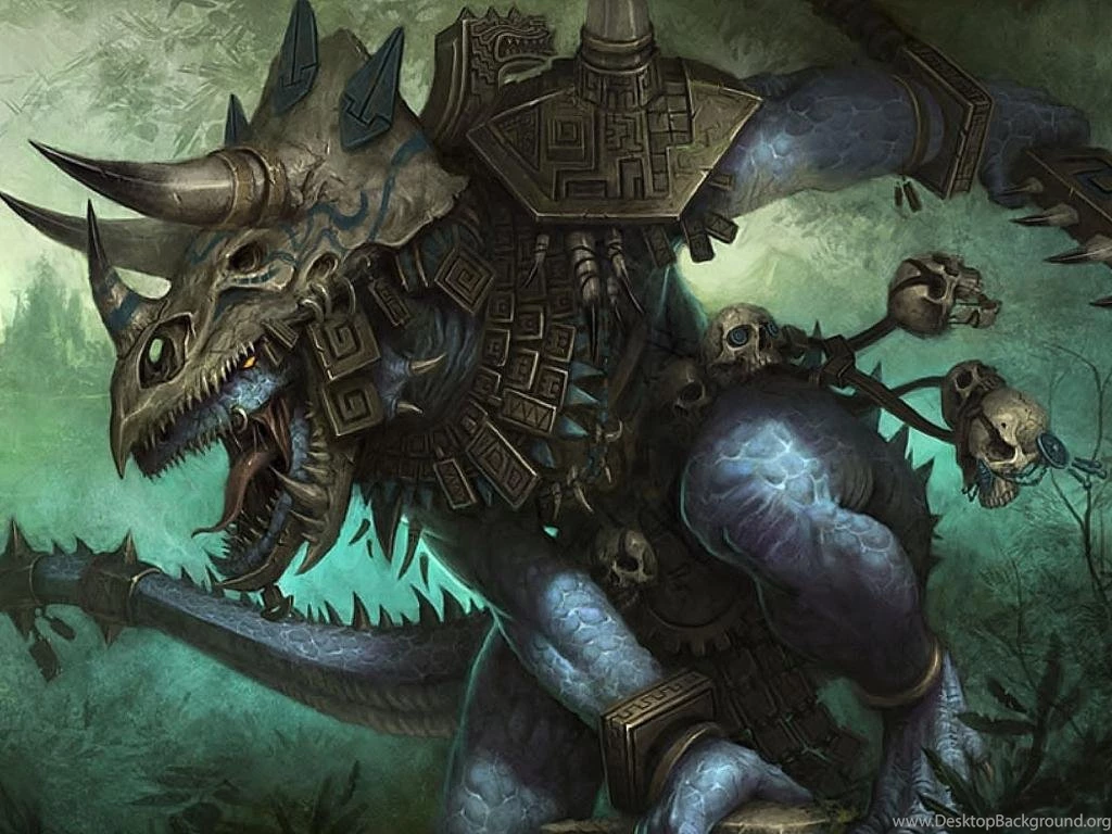 Lizards Aztec Creatures Artwork Warriors Swords Triceratops ...