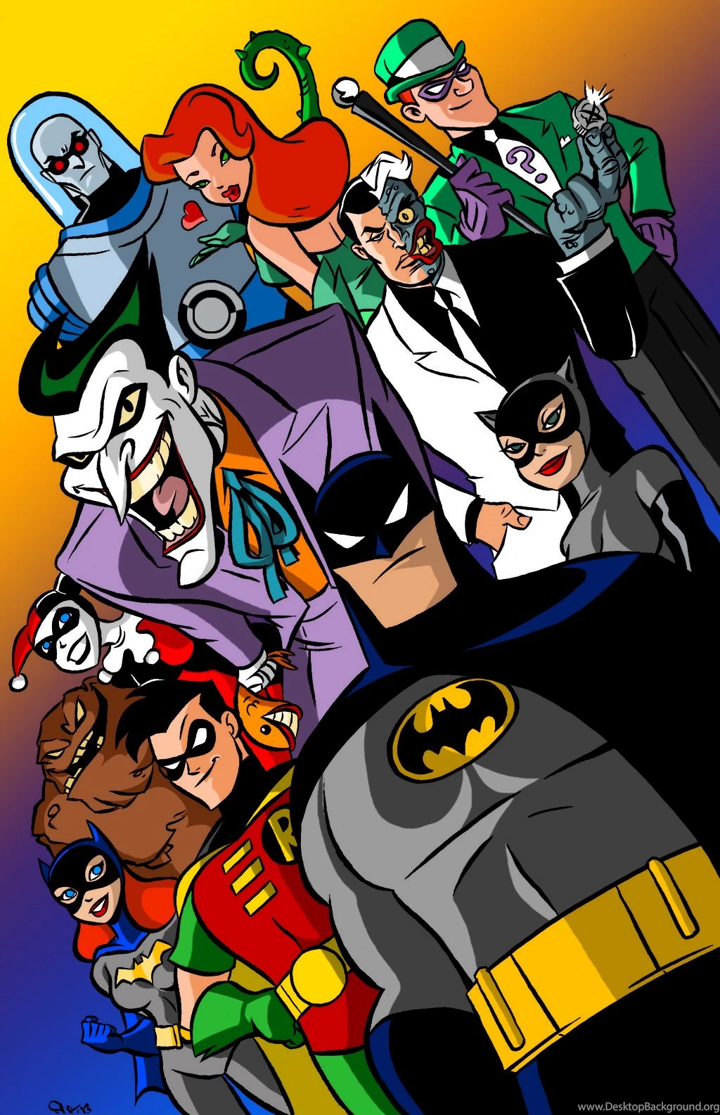 Batman The Animated Series Poster By Scoot By Scoo By Balsavor On ...