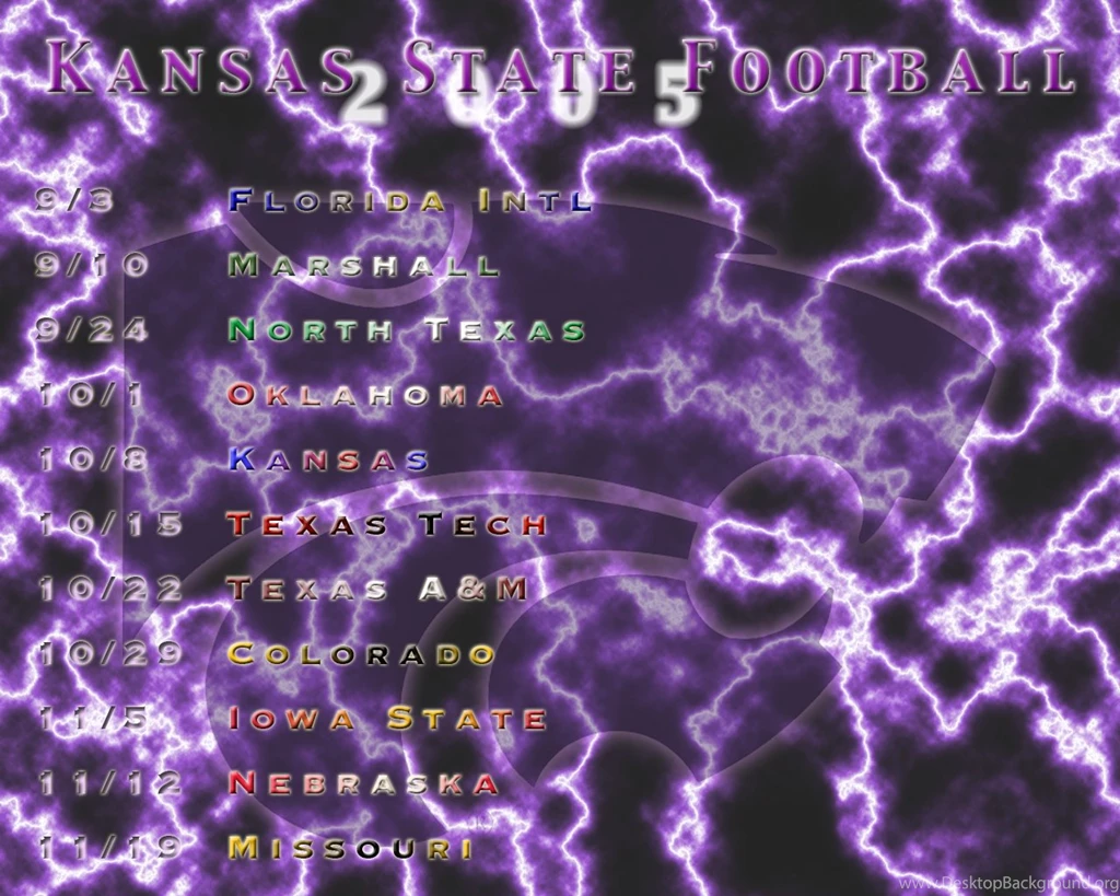 K State Schedule Backgrounds By JazzCatDRP On DeviantArt