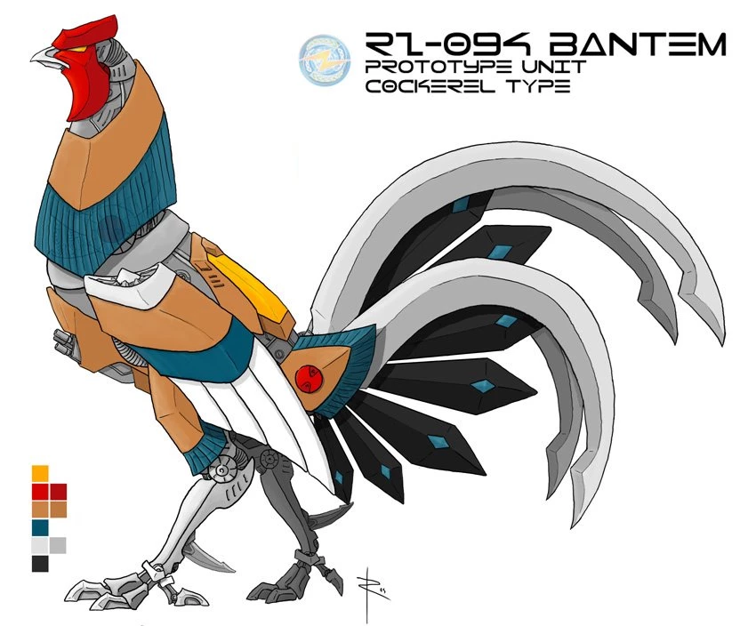 DeviantArt: More Like Bantem, Fighting Cock Zoid By Menitti