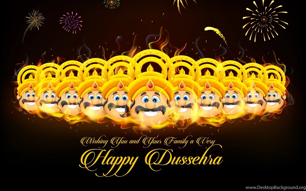 Ravan Dahan Dussehra Wishes Image 2015 HD Wallpaper.jpg