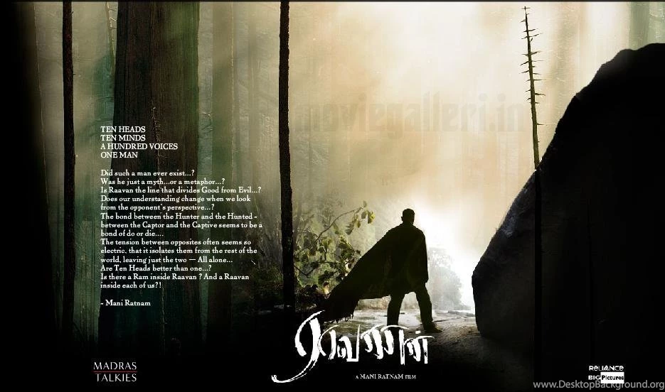 Vikram In Raavanan Posters And Wallpapers