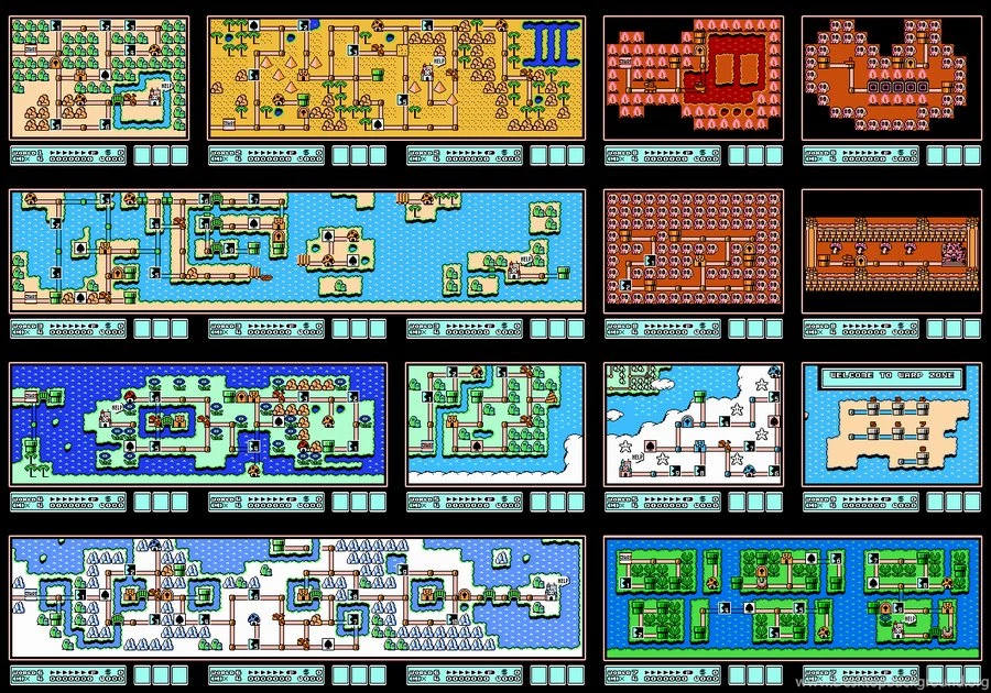 Super Mario Bros. 3 Worldmap By TaiFerret On DeviantArt