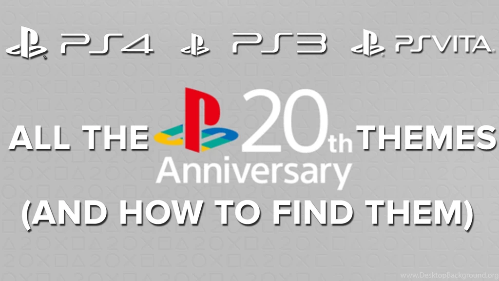 All The Playstation 20th Anniversary Themes (And How To Find Them ...