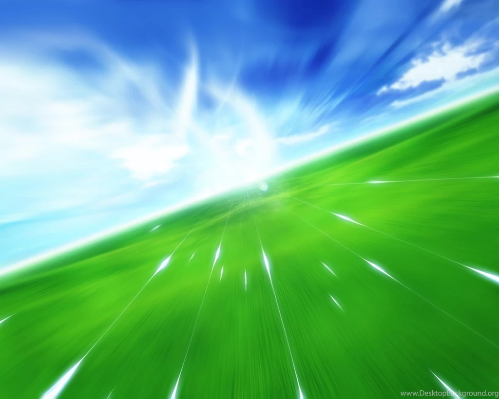 Download Wallpapers 1280x1024 Flight, Movement, Green, Blue, Grass ...