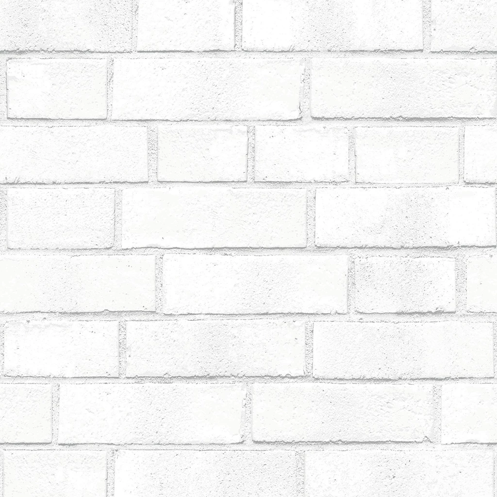 Sample Brick White Textured Self Adhesive Wallpapers Design By ...