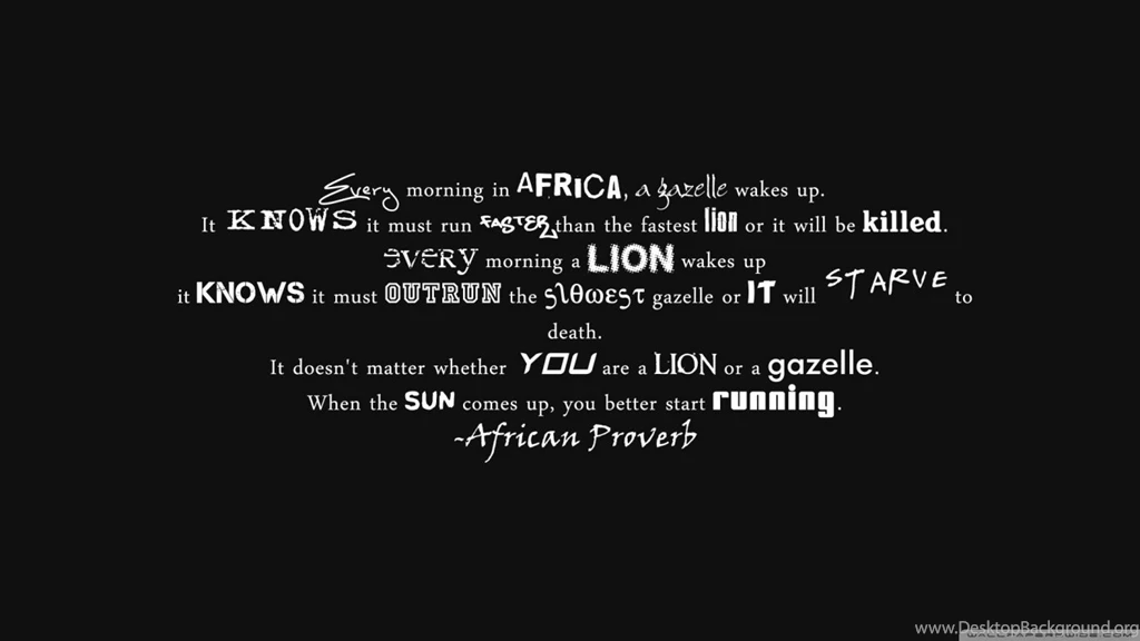 African Proverb HD Desktop Wallpapers : High Definition ...