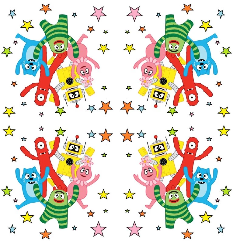 Yo Gabba Gabba Wallpapers Reasha Spoonflower