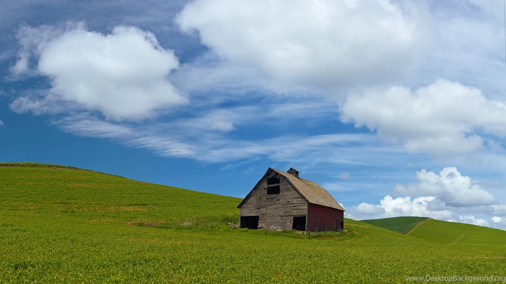 Super HD Wallpaper: Palouse Barn