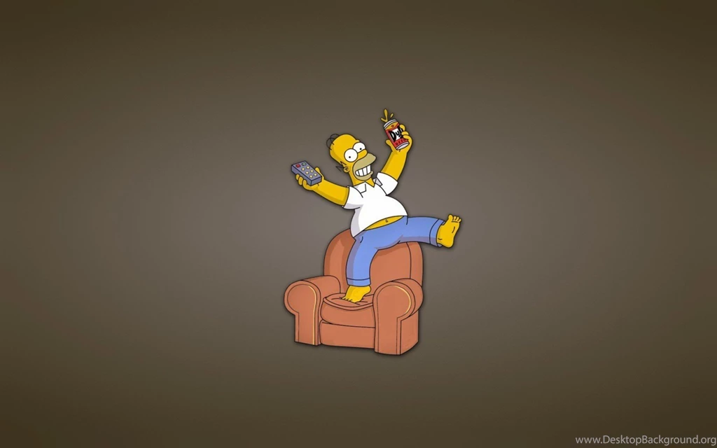 The Simpsons Homer Simpson Minimalism Cartoon HD Wallpapers ...