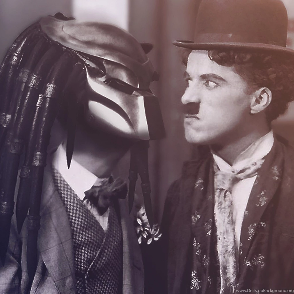 Predator Charlie Chaplin iPad 3,4 & Air Wallpapers