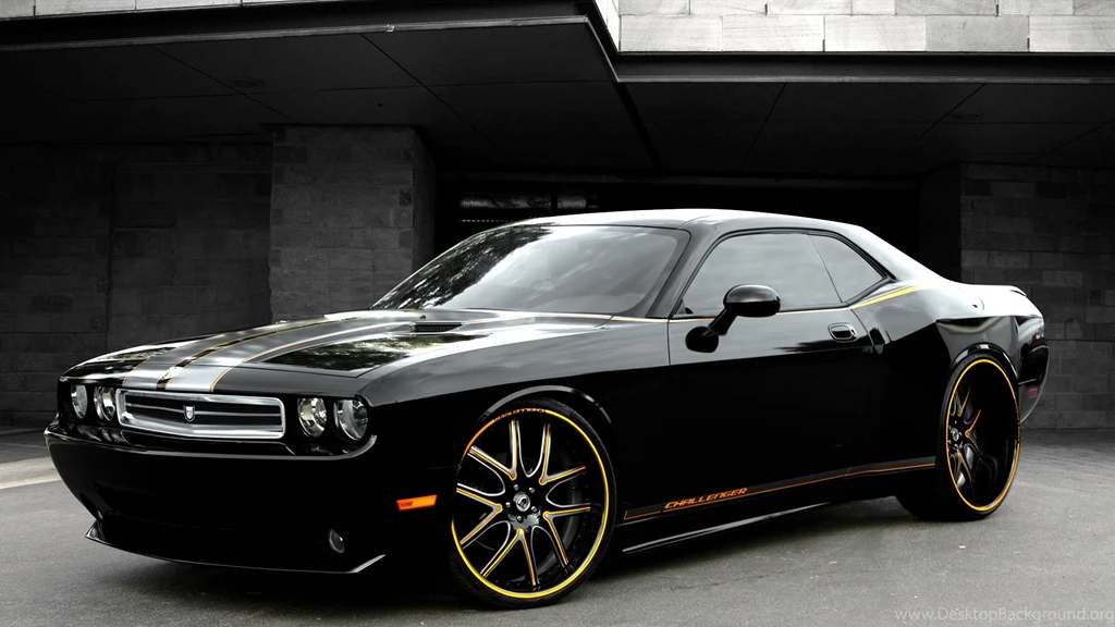 Black Dodge Challenger Desktop Backgrounds HD 1920x1080