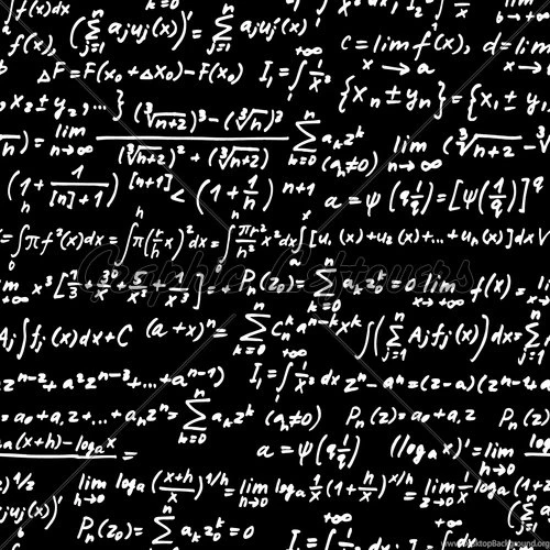 Math Blackboard (Seamless Wallpaper) · GL Stock Images