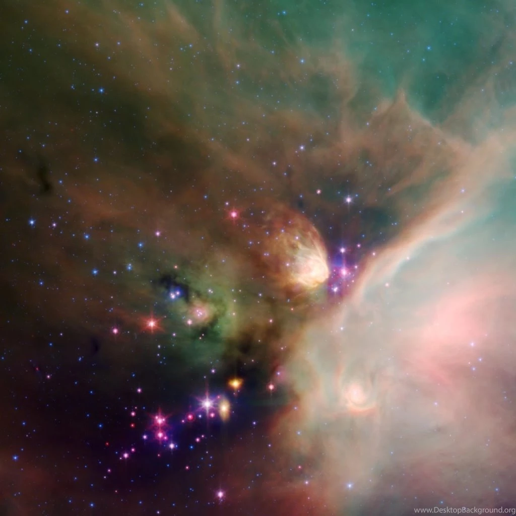 Colorful Galaxy iPad Wallpapers Download