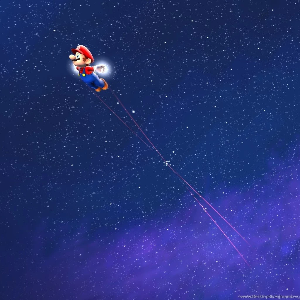 Download Super Mario Galaxy In Space Wallpapers For IPad