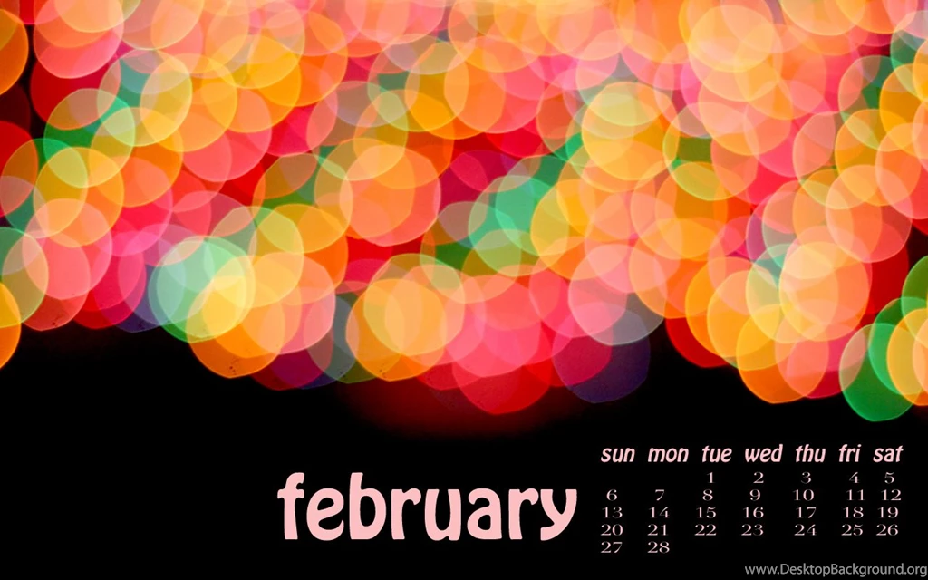 February 2016 Calendar Windows 8.1/10 Theme