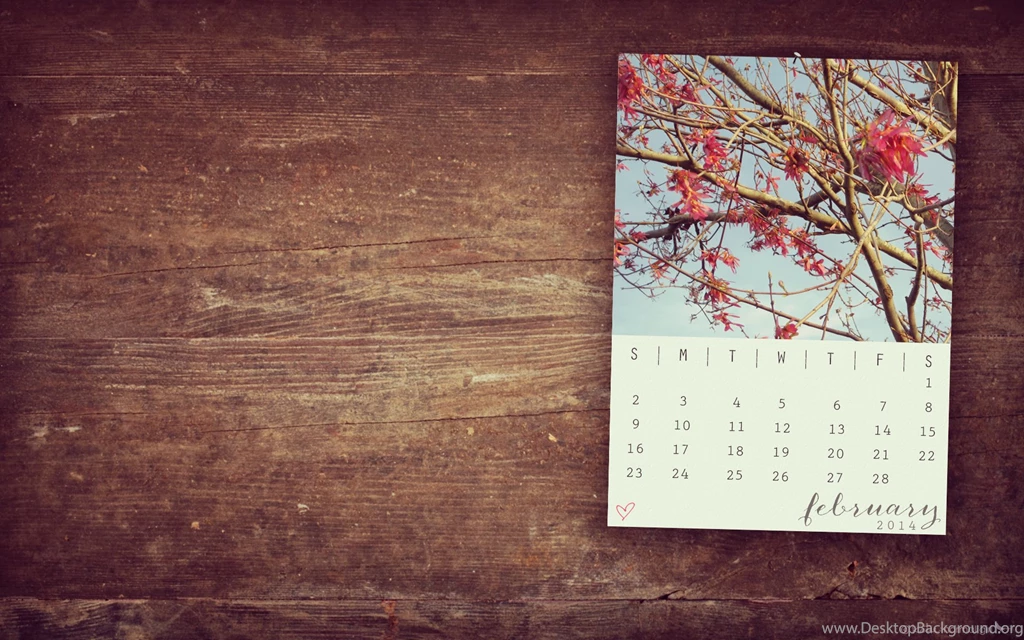 February Calendars And Wallpapers