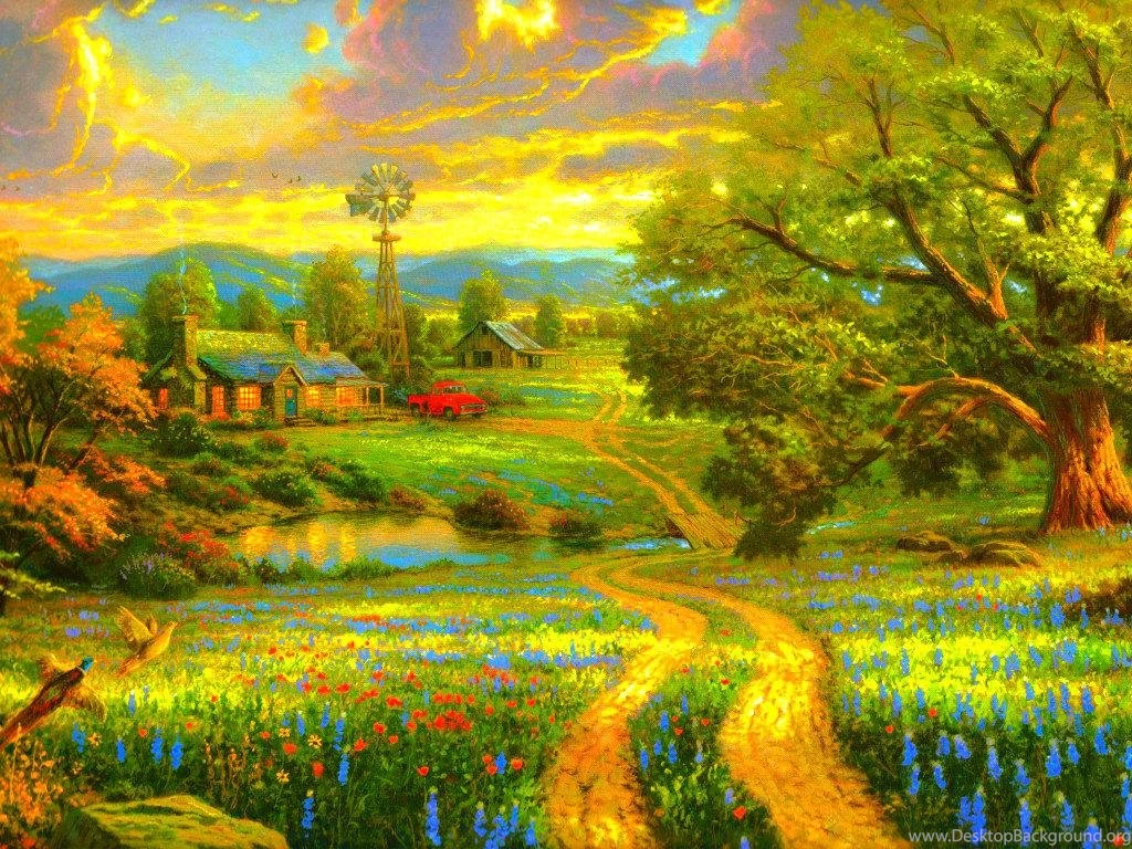 HD Village Scenery Picture 780 Nature HD Desktop Wallpapers
