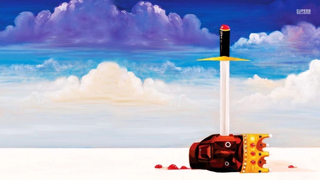 Kanye West My Beautiful Dark Twisted Fantasy Album Artwork ...