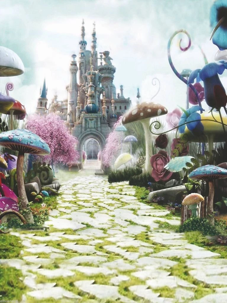 Amazon.com : DIGITAL "ALICE IN WONDERLAND" PHOTOGRAPHY BACKGROUNDS ...