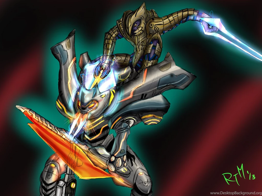 Halo Promethean Knight Vs The Arbiter By RyutzuTheMonster On ...
