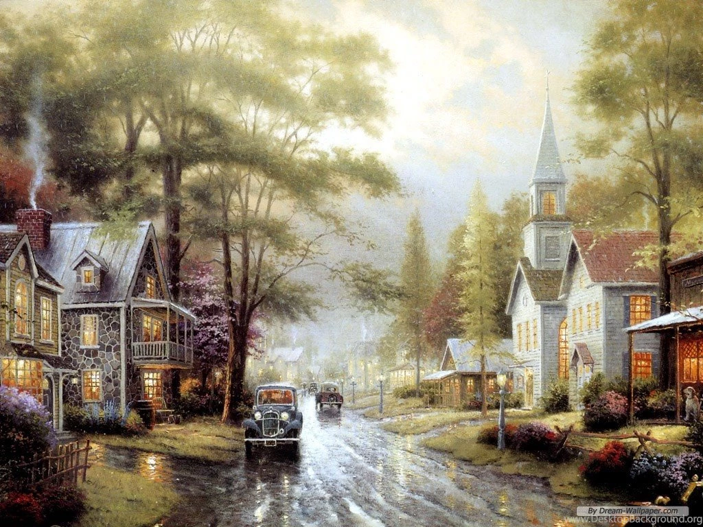 Free Wallpapers Free Nature Wallpapers Thomas Kinkade Wallpapers ...