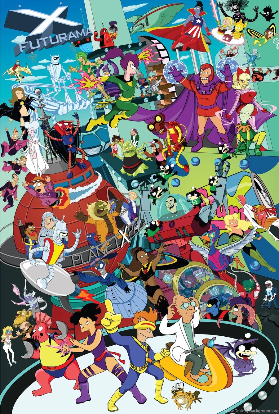 Futurama Backgrounds Album On Imgur