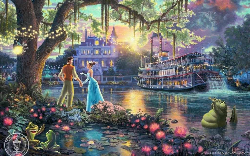 Thomas Kinkade "Disney Dreams" Disney Princess Wallpapers ...