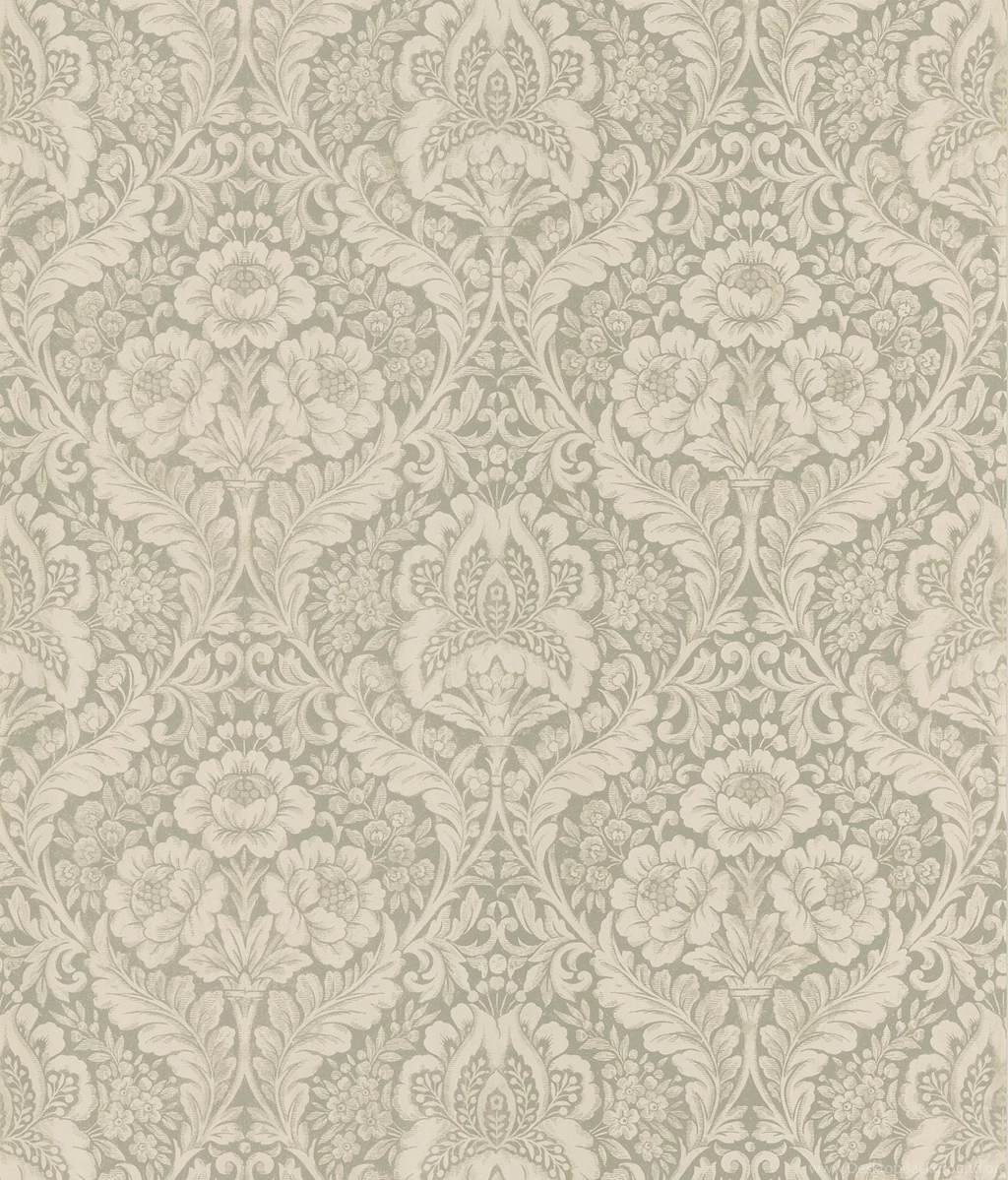 Medici Damask Wallpapers In Beige By Brewster Home Fashions