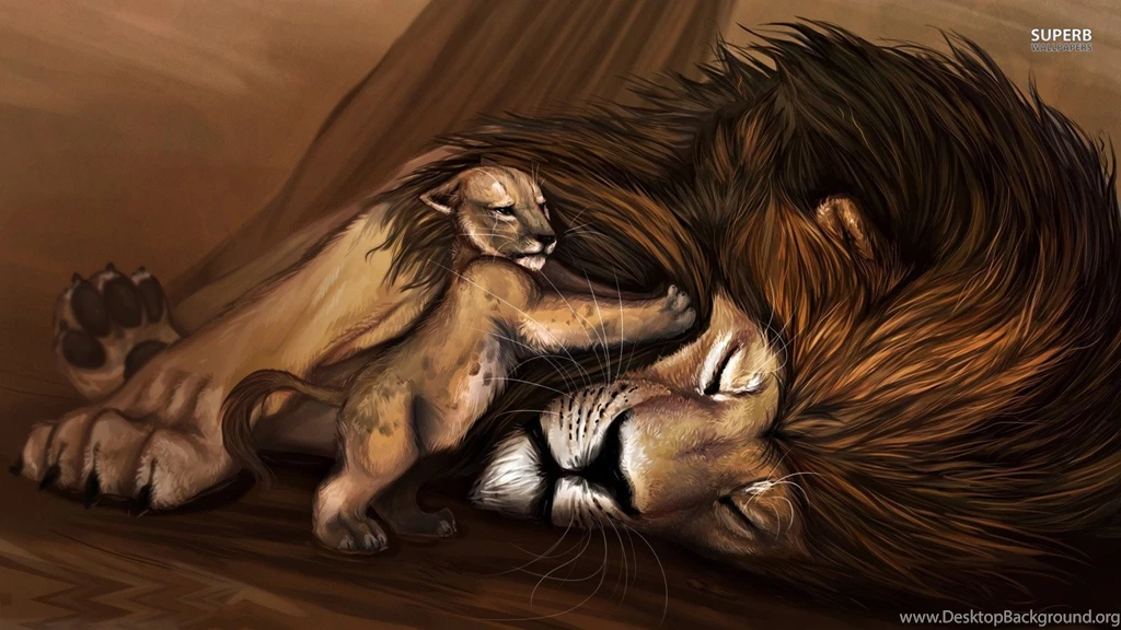 Simba And Mufasa The Lion King Wallpapers (38692660) Fanpop