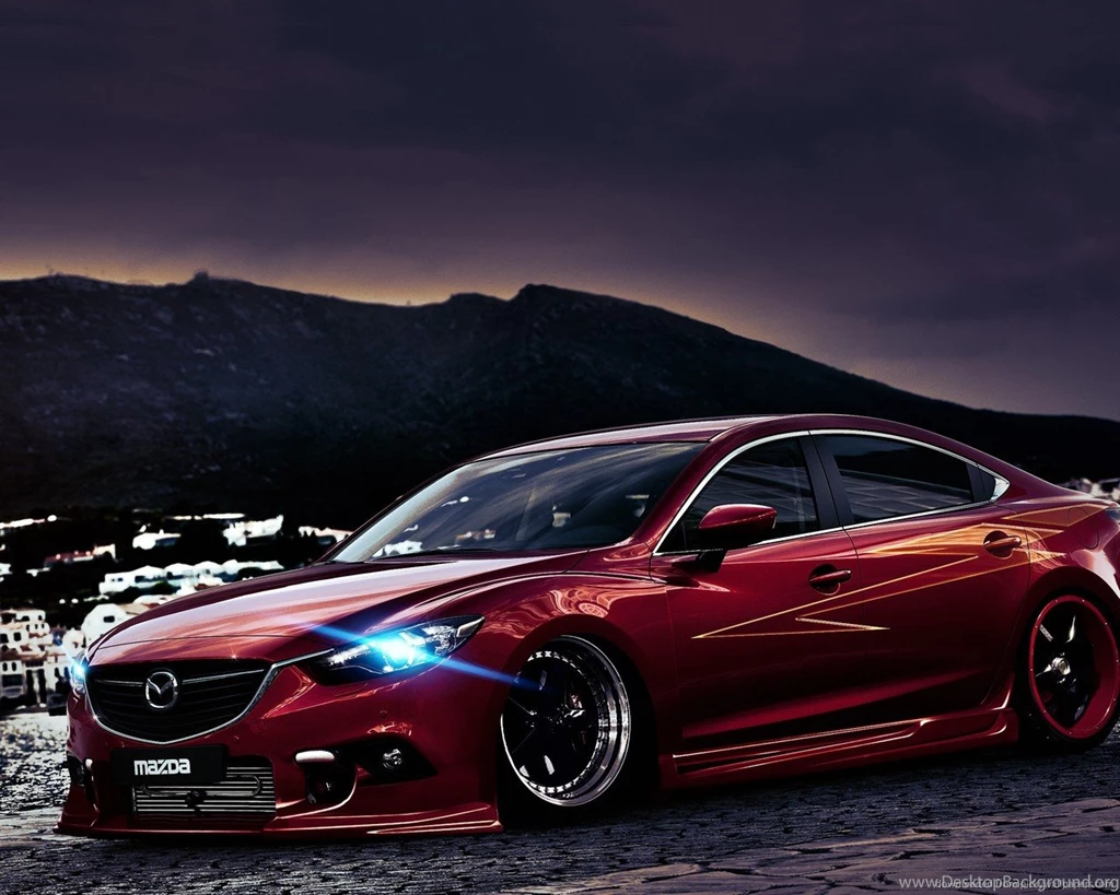 Download 1280x1024 Red Tuned Mazda 6 Wallpapers
