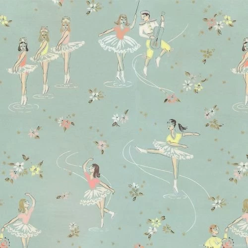 Ice Skating Ballet Custom Vintage Retro Wallpaper: 146 ...