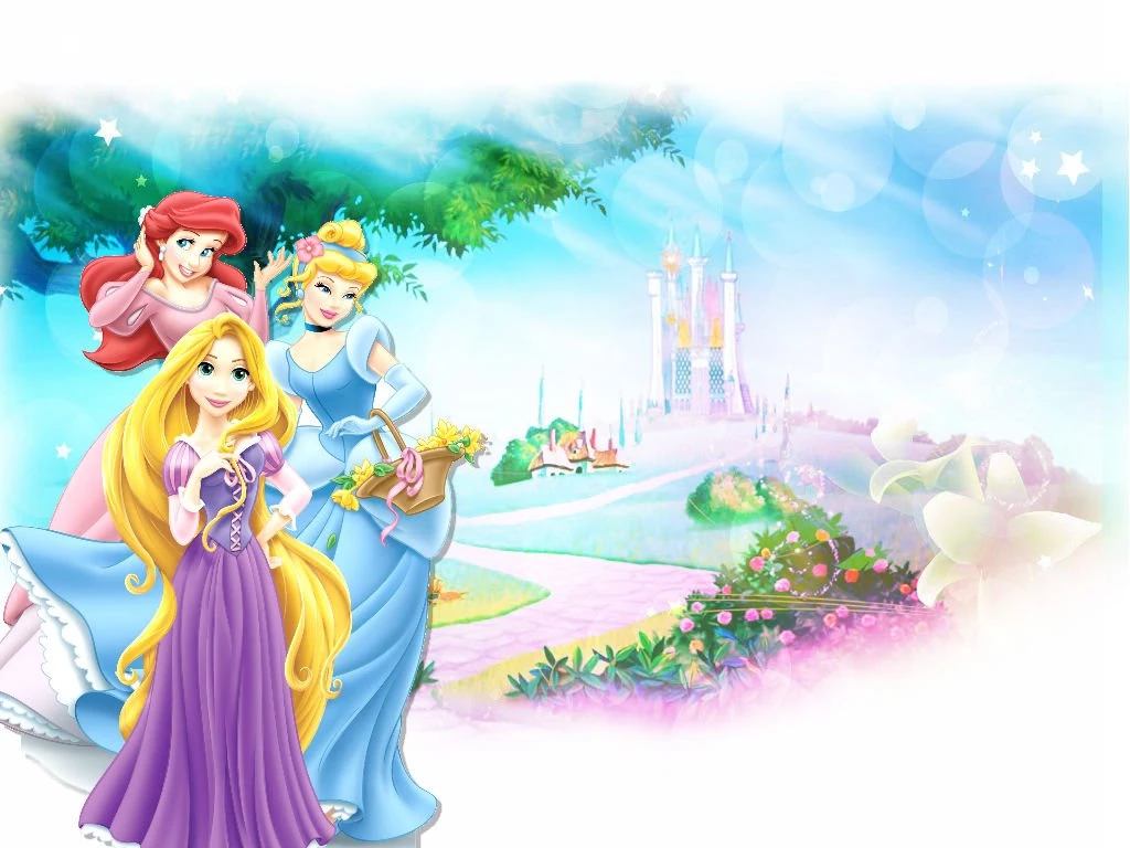 Ariel,Cinderella,Rapunzel Wallpapers Disney Princess Wallpapers ...