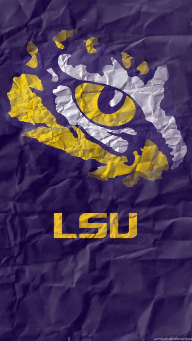 Crumpled Paper LSU iPhone 5 Wallpapers (640x1136)