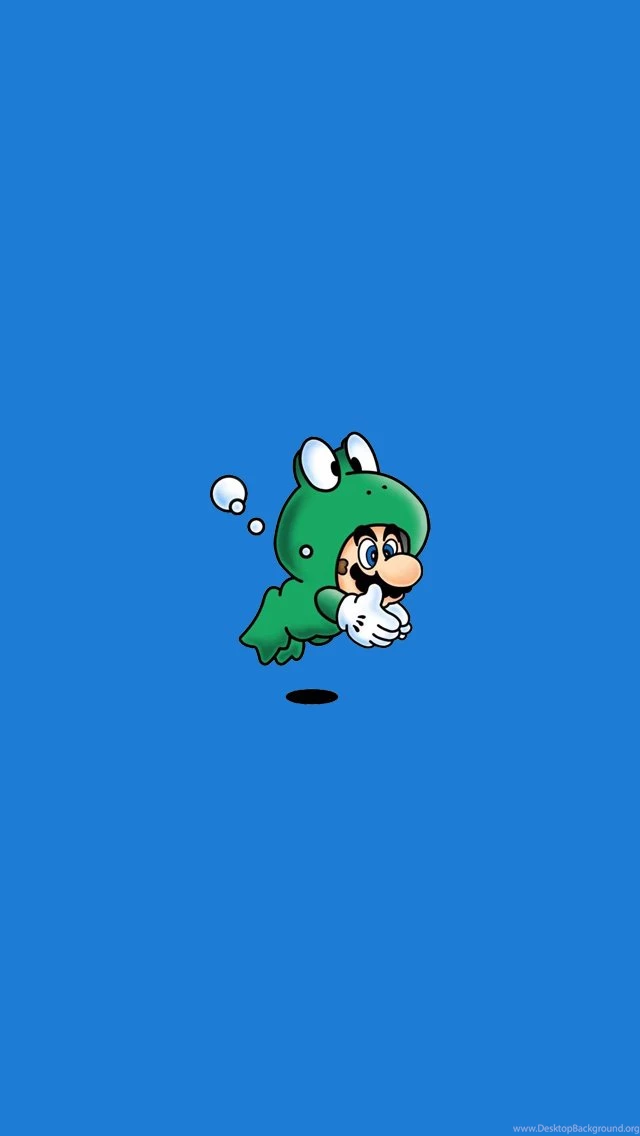 Frog Mario Tiny iPhone 5 Wallpapers (640x1136)