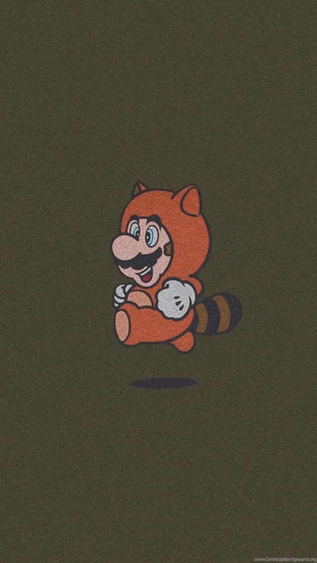Mario Running iPhone 5 Wallpapers (640x1136)