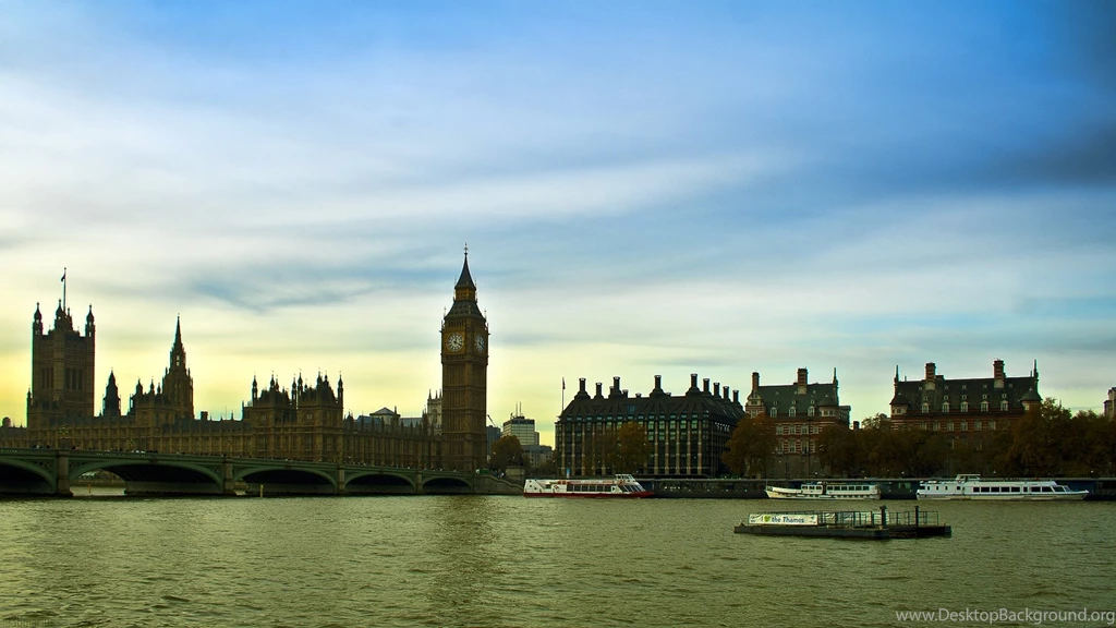 Download Wallpapers 1920x1080 England, London, Thames, Ships ...